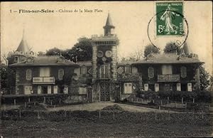 Ansichtskarte / Postkarte Flins sur Seine, Château de la Mare Plate