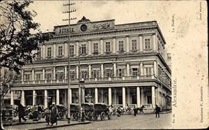 Bild des Verkufers fr Ansichtskarte / Postkarte Alexandria gypten, La Bourse, Kutschen zum Verkauf von akpool GmbH