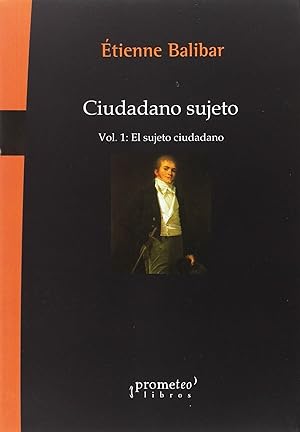 Immagine del venditore per Ciudadano sujeto, 1 venduto da Imosver