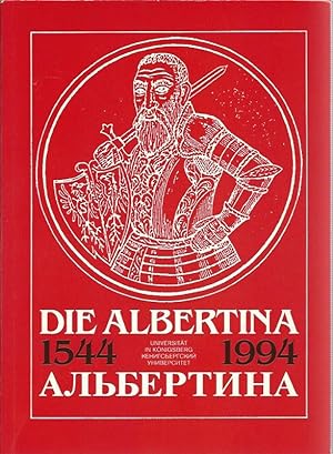Bild des Verkufers fr Die Albertina. Universitt in Knigsberg. 1544-1994. Auf Deutsch-Russisch. zum Verkauf von Lewitz Antiquariat