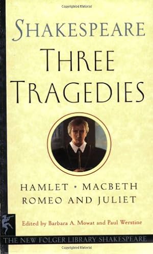 Bild des Verkufers fr Three Tragedies by Shakespeare, William [Mass Market Paperback ] zum Verkauf von booksXpress