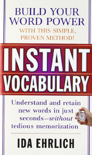 Seller image for Instant Vocabulary by Ehrlich, Ida [Mass Market Paperback ] for sale by booksXpress