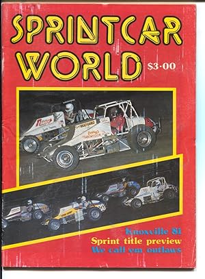 Sprint Car World #1 1982-Australian & USA racing-1st issue-pix-info-G/VG