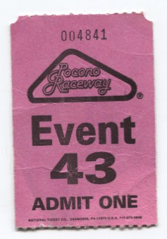 Image du vendeur pour Pocono International Raceway Ticket Stub used- NASCAR mis en vente par DTA Collectibles