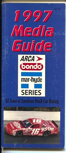 ARCA Media Guide Stock Car Racing 1997-stats-history-Tim Steele-Frank Kimmel-FN