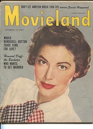 Seller image for Movieland 11/1951-Ava Gardner-Susan Hayward, Howard Duff-Kirk Douglas-VG for sale by DTA Collectibles