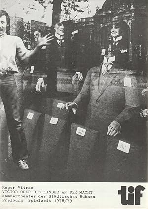 Bild des Verkufers fr Programmheft Roger Vitrac VICTOR Premiere 8. September 1978 Spielzeit 1978 / 79 zum Verkauf von Programmhefte24 Schauspiel und Musiktheater der letzten 150 Jahre