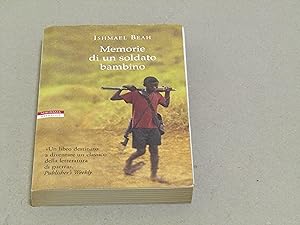 Imagen del vendedor de Ishmael Beah. Memorie di un soldato bambino a la venta por Amarcord libri