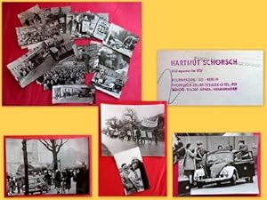 31 Originalfotografien der Gruppe Karlsruhe "Ostermarsch der Atomwaffengegner / Kampagne für Abrü...