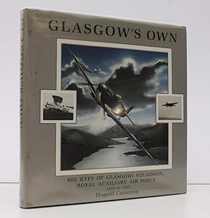 Bild des Verkufers fr Glasgow's Own. A Visual Record of the Men and Machines of 602 (City of Glasgow) Squadron Auxiliary Air Force and Royal Auxiliary Air Force 1925 to 1957. NEAR FINE COPY IN DUSTWRAPPER zum Verkauf von Island Books