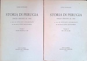 Storia di Perugia dalle origini al 1860. DUE VOLUMI