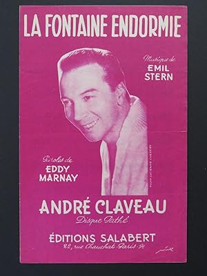 Imagen del vendedor de La Fontaine Endormie Andr Claveau Chanson 1956 a la venta por partitions-anciennes