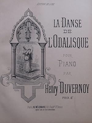 Seller image for DUVERNOY Henry La Danse de l'Odalisque Piano ca1890 for sale by partitions-anciennes