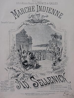 Seller image for SELLENICK Ad. Marche Indienne Piano ca1890 for sale by partitions-anciennes