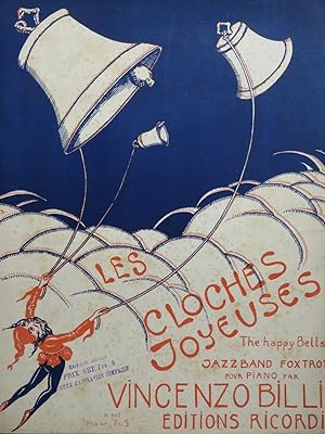 Seller image for BILLI Vincenzo Les Cloches Joyeuses Jazz Band Fox Trot Piano 1920 for sale by partitions-anciennes