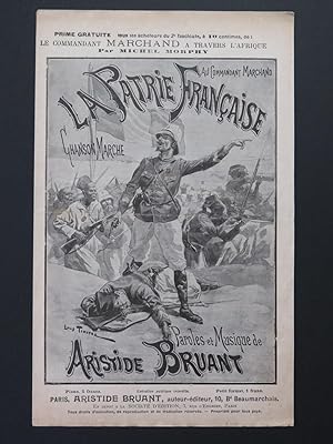 Seller image for La Patrie Franaise Aristide Bruant Chant for sale by partitions-anciennes