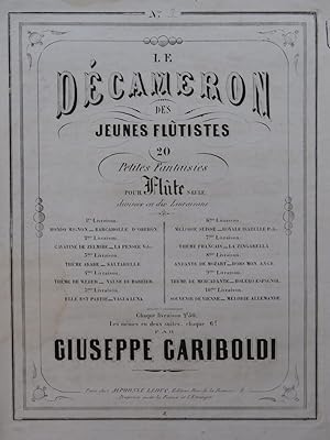 Seller image for GARIBOLDI Giuseppe Le Dcameron No 7 Flte solo ca1858 for sale by partitions-anciennes