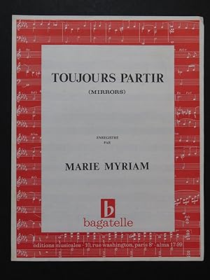 Seller image for Toujours Partir Marie Myriam Chanson 1978 for sale by partitions-anciennes