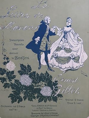 Seller image for GILLET Ernest La Lettre de Manon Piano 4 mains 1902 for sale by partitions-anciennes