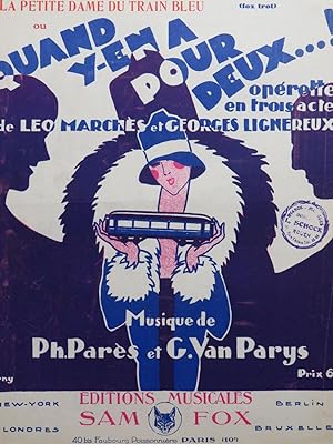 Seller image for PARS Ph. et VAN PARYS G. Adolphine Chant Piano 1927 for sale by partitions-anciennes