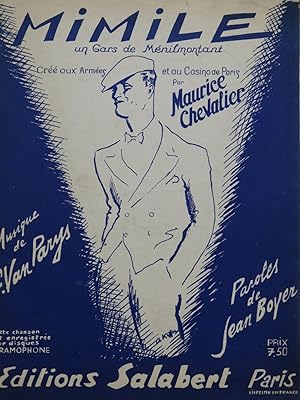 Seller image for PARYS Georges Van Mimile Chant Piano 1939 for sale by partitions-anciennes