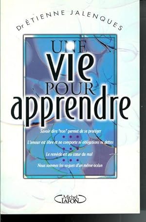 Seller image for Une vie pour apprendre for sale by Livres Norrois