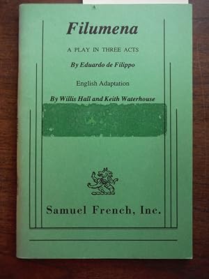 Seller image for Filumena: a Play in Three Acts for sale by Imperial Books and Collectibles