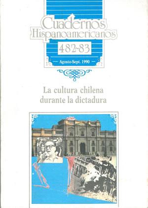 Imagen del vendedor de LA CULTURA CHILENA DURANTE LA DICTADURA. a la venta por Librera Anticuaria Galgo