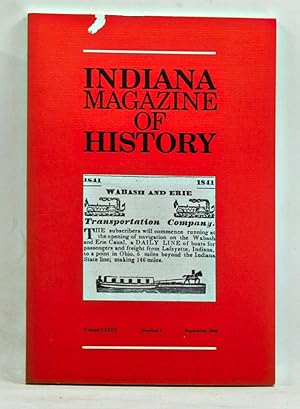 Image du vendeur pour Indiana Magazine of History, Volume 85, Number 3 (September 1989) mis en vente par Cat's Cradle Books