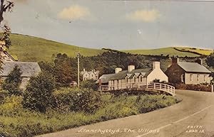 Llanrhystyd Village Welsh 1960s Postcard