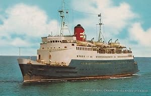 SS Caesaria Channel Islands Steamer Ship 1970s Postcard