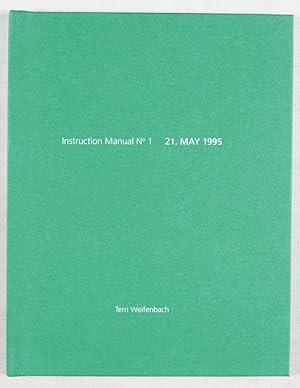 Imagen del vendedor de Instruction Manual No. 1 21. May 1995 [ONE PICTURE BOOK SERIES -- SIGNED] a la venta por ERIC CHAIM KLINE, BOOKSELLER (ABAA ILAB)