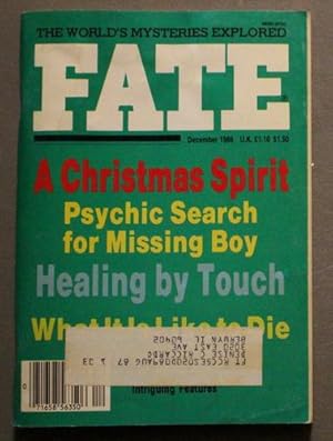 FATE (Pulp Digest Magazine); Vol. 39, No. 12, Issue 440, December 1986 True Stories on The Strang...