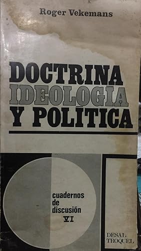 Bild des Verkufers fr Doctrina, teologa y poltica zum Verkauf von Librera Monte Sarmiento