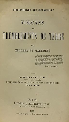 Seller image for Volcans et tremblements de terre - bibliothque des merveilles for sale by crealivres