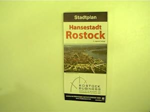 Hansestadt Rostock = Stadtplan (u. a. eine große FarbKarte im Maßstab von ca. 23800 und zweite gr...