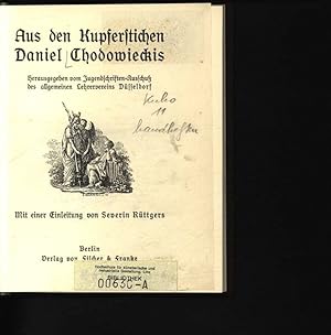 Bild des Verkäufers für Aus den Kupferstichen Daniel Chodowieckis zum Verkauf von Antiquariat Bookfarm