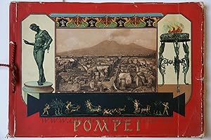 Pompei and its principal monuments, oblong fotoboek met tekst in 4 talen z.p., z.j. Op achterplat...