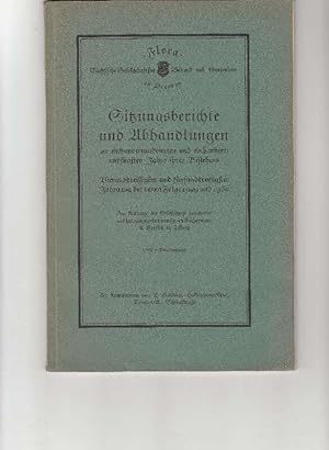 "Flora" - Sächsische Gesellschaft für Botanik und Gartenbau in Dresden. Sitzungsberichte und Abha...