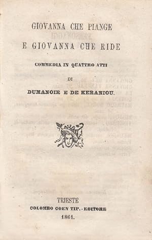 Seller image for La seconda giovinezza. Commedia in Quattro Atti. Angebunden: Pellico, S.: Drancesca da Rimini. Tragedia. / Madama S Ingrassa! Commedia in un atto di nuitter e derley. / Giovanna Che Piange e Giovanna Che Ride. Commedia in Quattro Atti di dumanoir e de Keraniou. /About, E.; Najac, Em.: Il Capitano Bitterlin. Commedia in un atto. / Desnoiresterres, G.: Messer Prospero Commedia in un atto. for sale by Fachbuchhandlung H. Sauermann