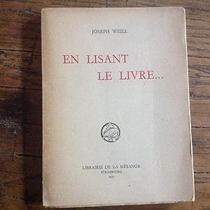 Seller image for En lisant le LIVRE. Pour servir  une anthologie de la BIBLE. for sale by Lecapricorne