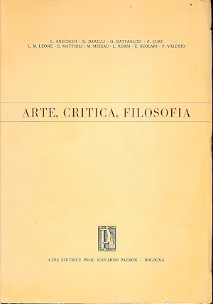 Arte, Critica, Filosofia