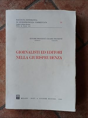 Giornalisti ed editori nella giurisprudenza