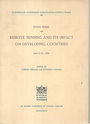 Image du vendeur pour Study week on: remote sensing and its aimpact on developing countries mis en vente par librisaggi
