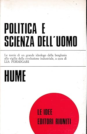 Politica e scienza dell'uomo