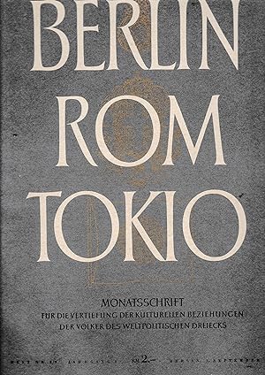 Berlin Rom Tokio. Nr. 8/9 - jahrgang 2 - 1 september 1940, mensile