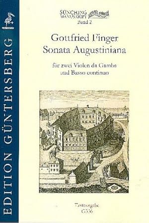 Bild des Verkufers fr Sonata Augustianafor 2 violas da gamba and Bc : score and parts (Bc not realised) zum Verkauf von AHA-BUCH GmbH