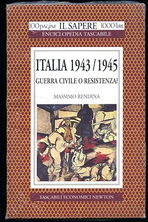 Seller image for Italia 1943-1945 | Guerra Civile O Resistenza? [Italy 1943-1945 | Civil War or Resistance?] for sale by Little Stour Books PBFA Member