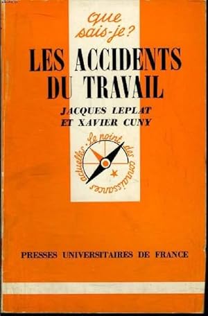 Seller image for Que sais-je? N 1591 Les accidents de travail for sale by Le-Livre