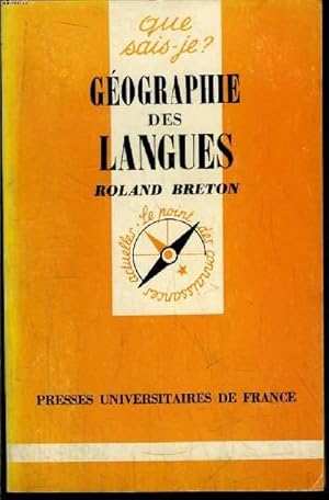 Imagen del vendedor de Que sais-je? N 1648 Gographie des langues a la venta por Le-Livre